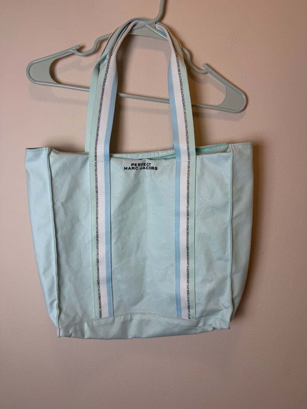 Marc Jacobs Perfect Aqua Blue Tote Bag